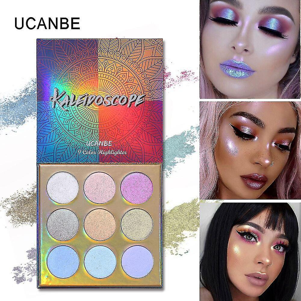 Foto 3 pulgar | Paleta De Sombras De Ojos Huoguo Duochrome Laser Polarizada 9x2.5g - Venta Internacional.