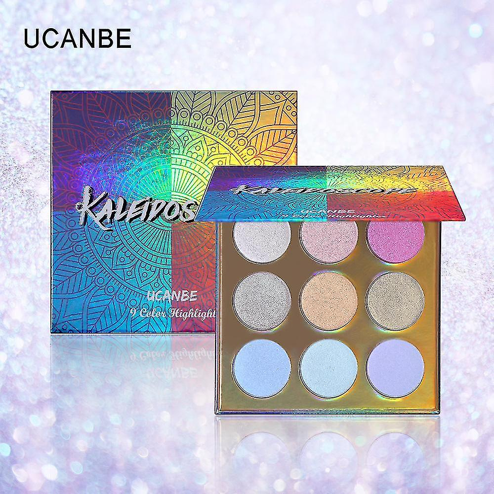 Foto 6 pulgar | Paleta De Sombras De Ojos Huoguo Duochrome Laser Polarizada 9x2.5g - Venta Internacional.