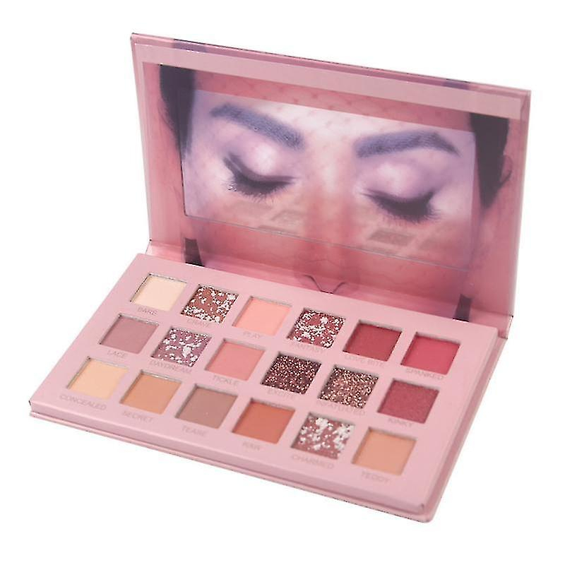Paleta De Sombras De Ojos Huoguo Beauty Glitter Waterproof 18 Colores - Venta Internacional.