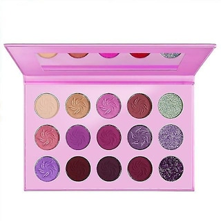 Foto 1 | Paleta De Sombras De Ojos Huoguo Maquillaje Con Purpurina Brillante De 15 Colores - Venta Internacional.