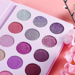 Foto 5 | Paleta De Sombras De Ojos Huoguo Maquillaje Con Purpurina Brillante De 15 Colores - Venta Internacional.