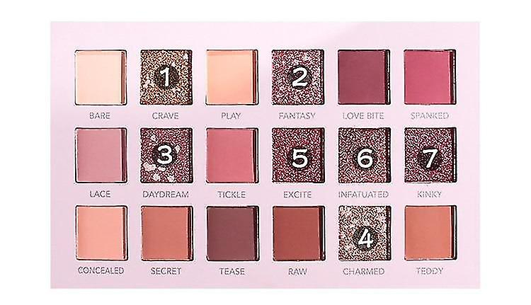 Foto 4 pulgar | Paleta De Sombras De Ojos Huoguo Desert Rose 18 Colores - Venta Internacional.