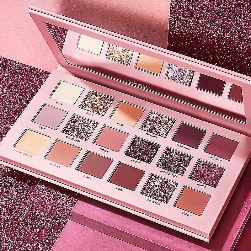 Foto 4 | Paleta De Sombras De Ojos Huoguo Desert Rose 18 Colores - Venta Internacional.
