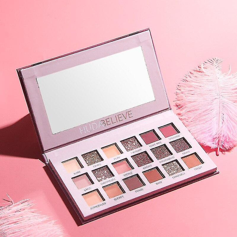 Foto 5 | Paleta De Sombras De Ojos Huoguo Desert Rose 18 Colores - Venta Internacional.