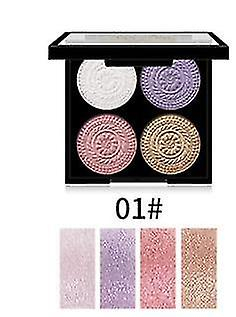 Foto 4 | Paleta De Sombras De Ojos Huoguo  4 Colores  Brillante Y Perlado Mate - Venta Internacional.