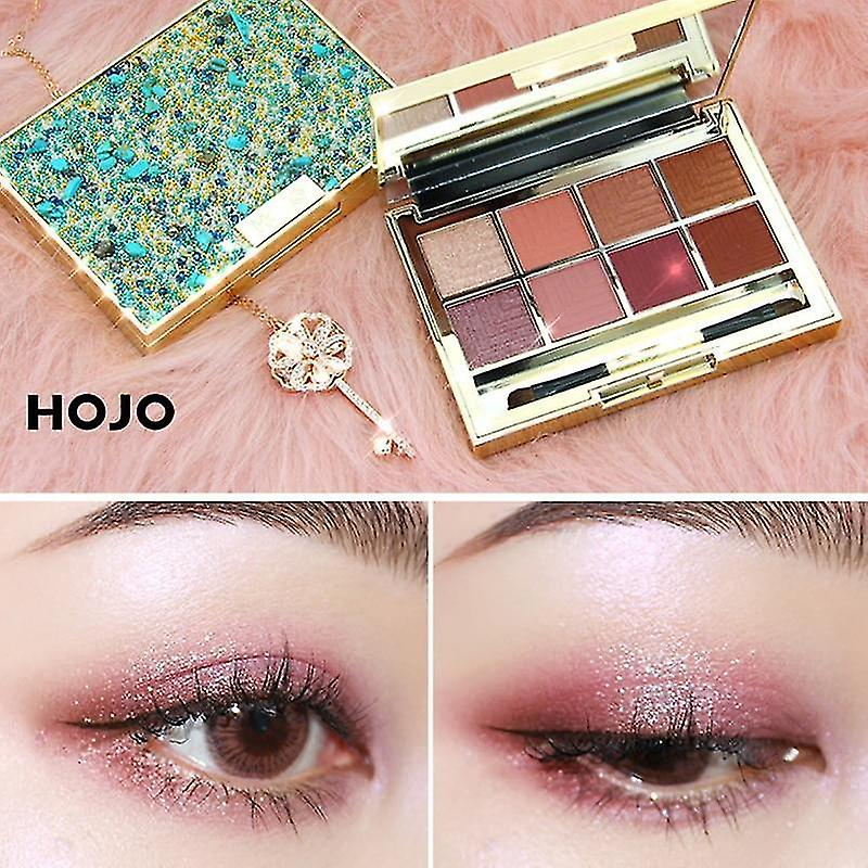 Foto 2 pulgar | Paleta De Sombras De Ojos Huoguo Quicksand Shimmer Matte Waterproof - Venta Internacional.