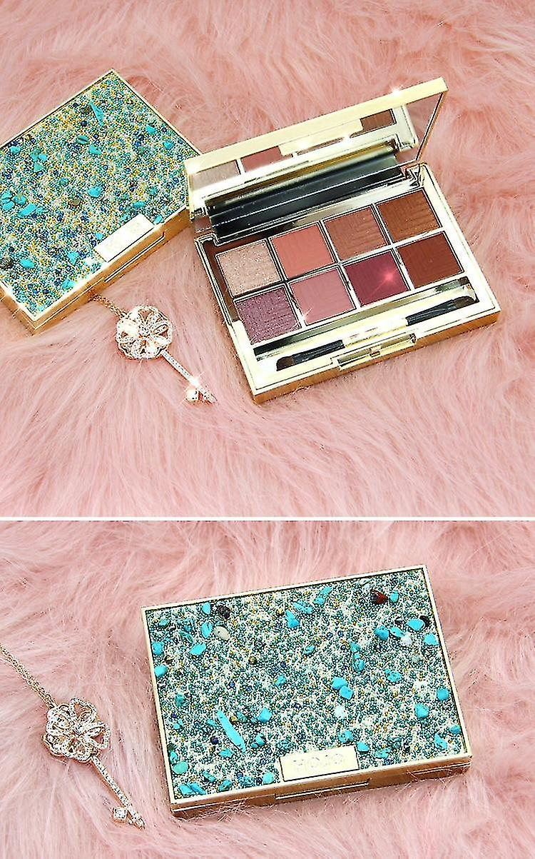 Foto 2 | Paleta De Sombras De Ojos Huoguo Quicksand Shimmer Matte Waterproof - Venta Internacional.