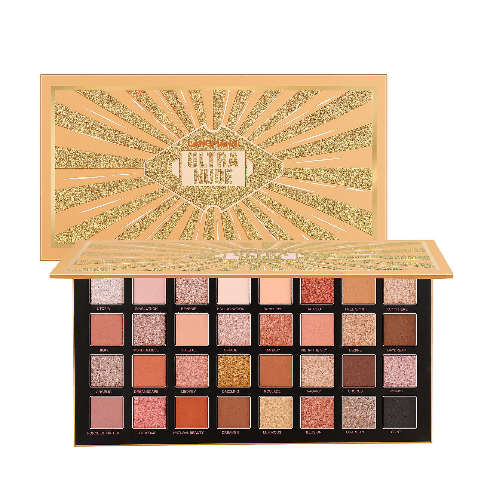 Foto 1 | Paleta De Sombras De Ojos Huoguo  32 Colores  Nacaradas Mate  De Larga Duración - Venta Internacional.