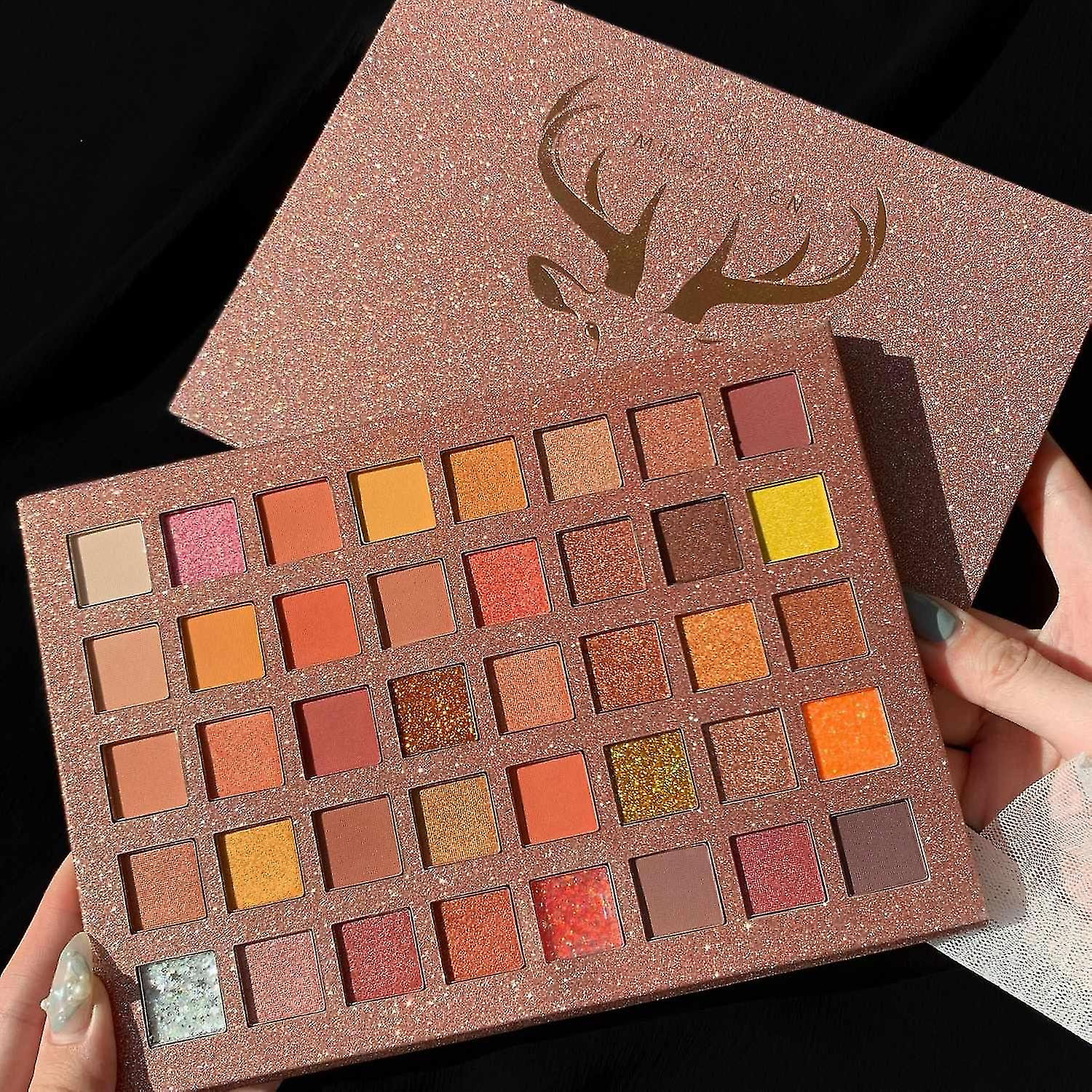 Foto 1 | Paleta De Sombras De Ojos Huoguo Deer Rose  40 Colores  Purpurina Mate - Venta Internacional.