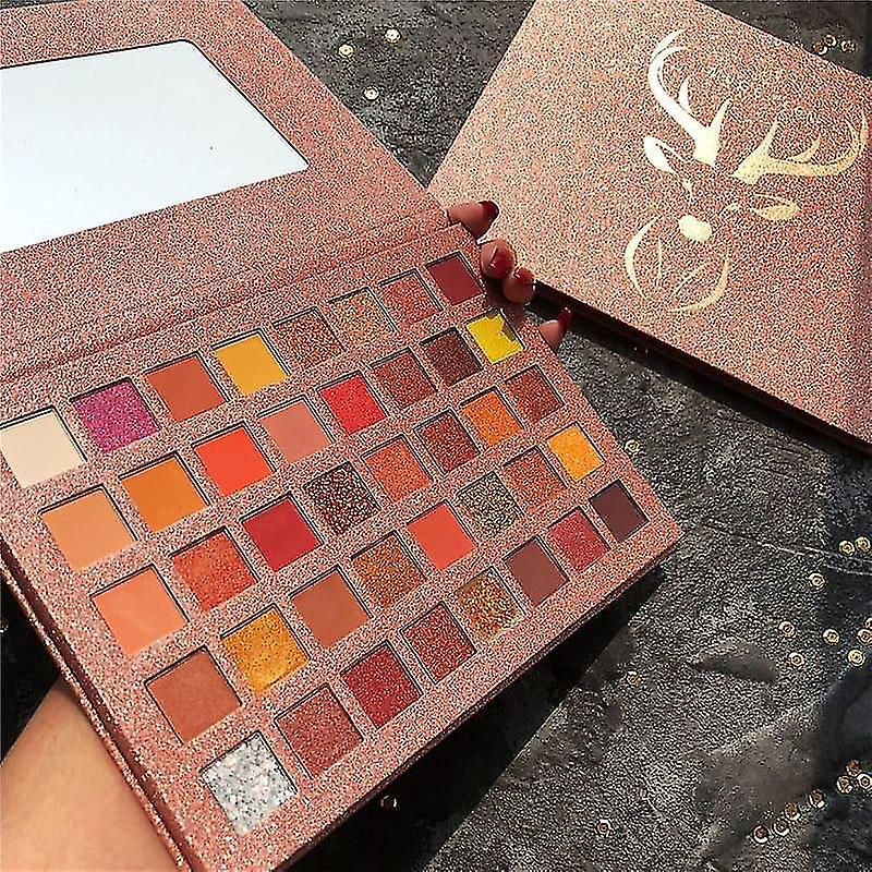 Foto 5 | Paleta De Sombras De Ojos Huoguo Deer Rose  40 Colores  Purpurina Mate - Venta Internacional.