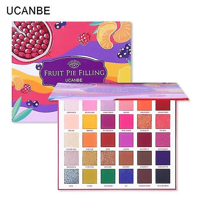 Paleta De Sombras De Ojos Huoguo Fruit Pie Filling 30 Colores - Venta Internacional.
