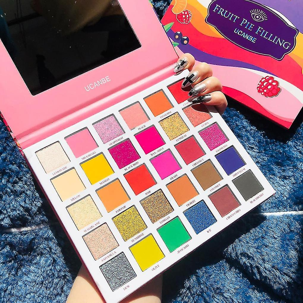 Foto 2 | Paleta De Sombras De Ojos Huoguo Fruit Pie Filling 30 Colores - Venta Internacional.