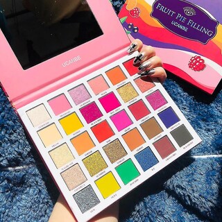 Foto 2 | Paleta De Sombras De Ojos Huoguo Fruit Pie Filling 30 Colores - Venta Internacional.