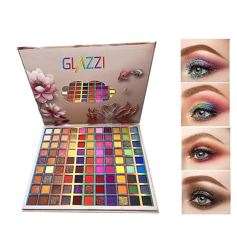 Foto 4 pulgar | Paleta De Sombras De Ojos Huoguo 99 Colores Con Purpurina Nacarada Mate - Venta Internacional.