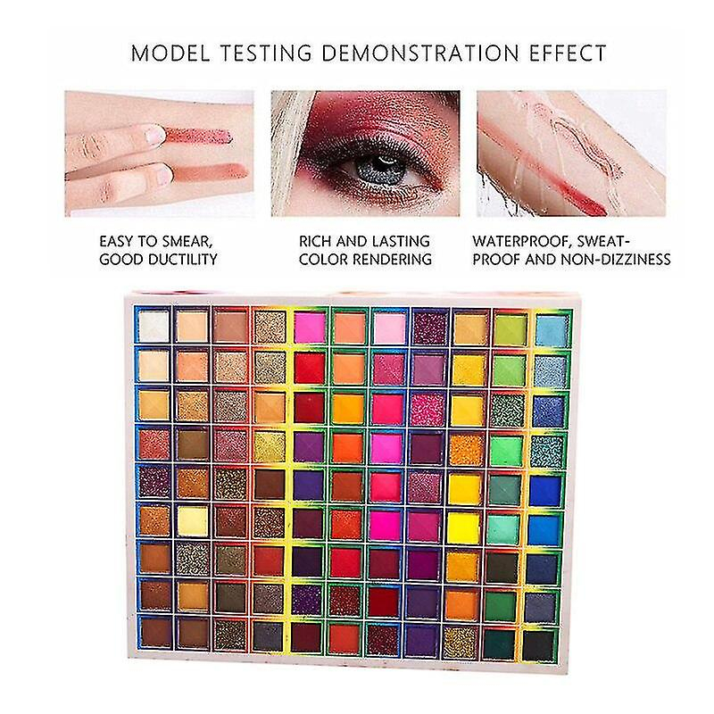 Foto 5 | Paleta De Sombras De Ojos Huoguo 99 Colores Con Purpurina Nacarada Mate - Venta Internacional.