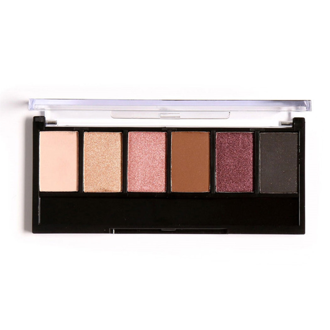 Paleta De Sombras De Ojos Genérica 6 Colores Maquillaje Profesional - Venta Internacional.