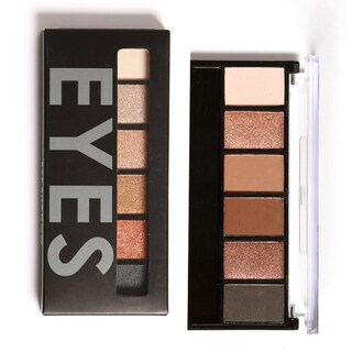 Foto 2 | Paleta De Sombras De Ojos Genérica 6 Colores Maquillaje Profesional - Venta Internacional.