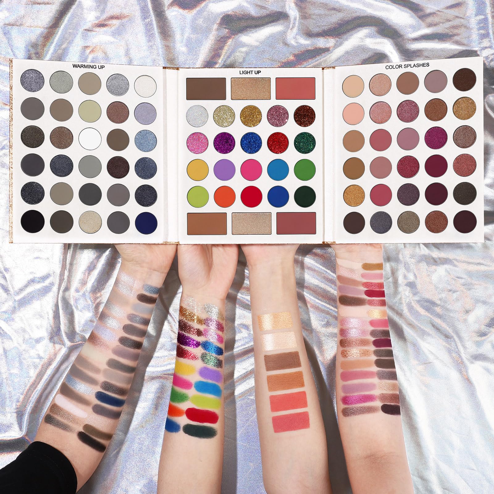 Foto 3 pulgar | Paleta De Maquillaje Ucanbe De 86 Colores Con 15 Pinceles - Venta Internacional.