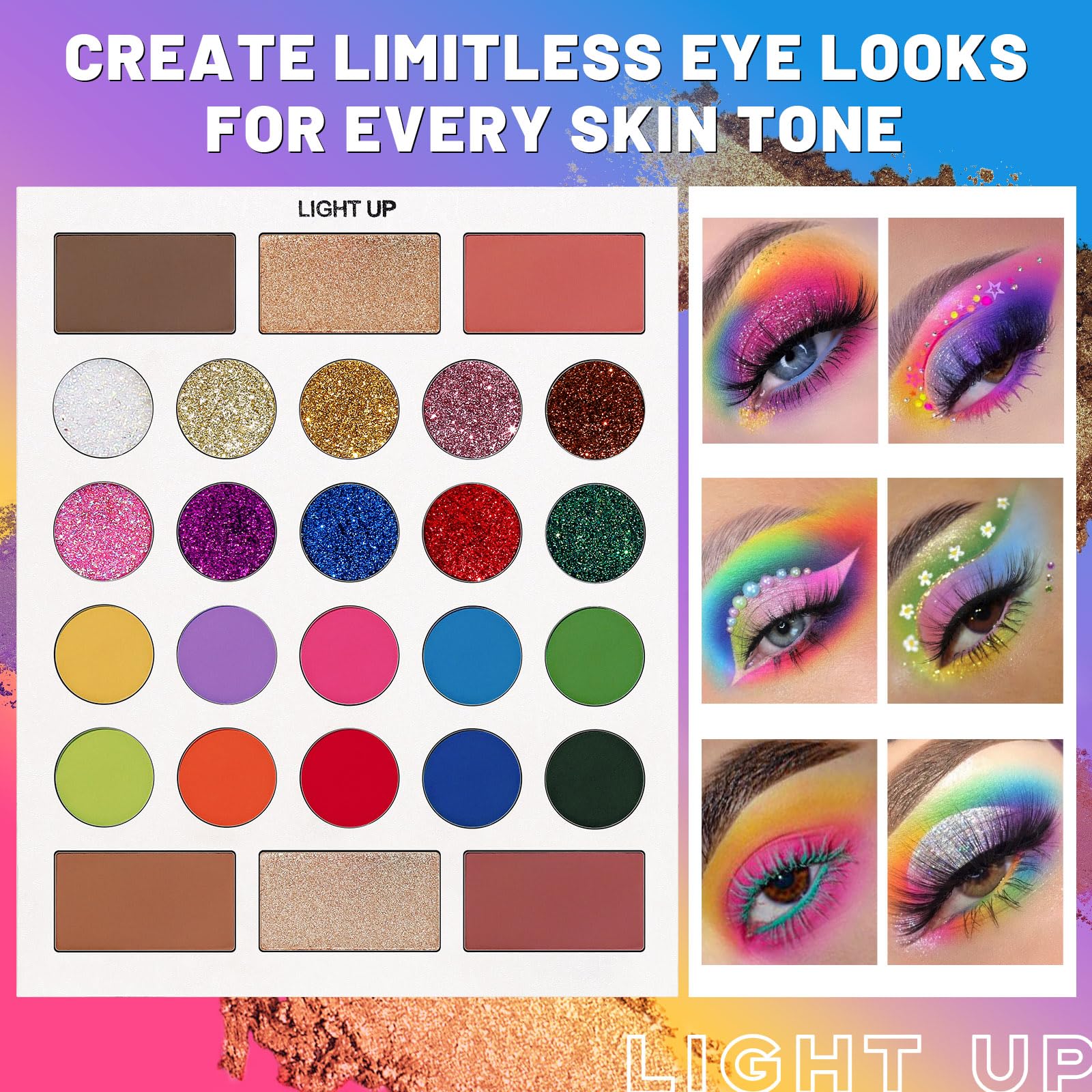 Foto 5 pulgar | Paleta De Maquillaje Ucanbe De 86 Colores Con 15 Pinceles - Venta Internacional.
