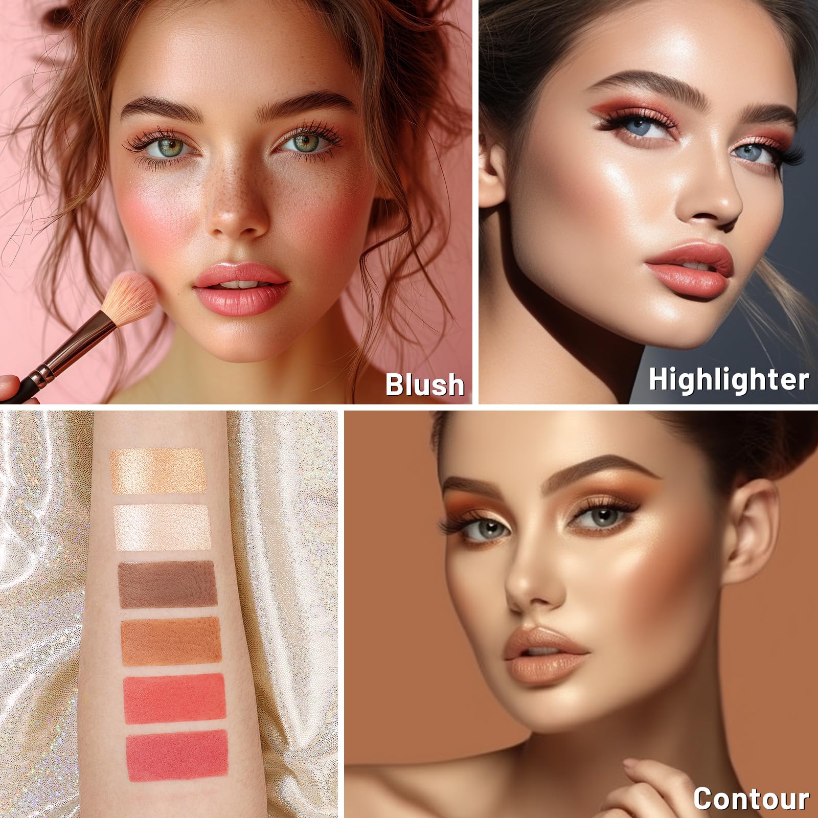 Foto 6 | Paleta De Maquillaje Ucanbe De 86 Colores Con 15 Pinceles - Venta Internacional.