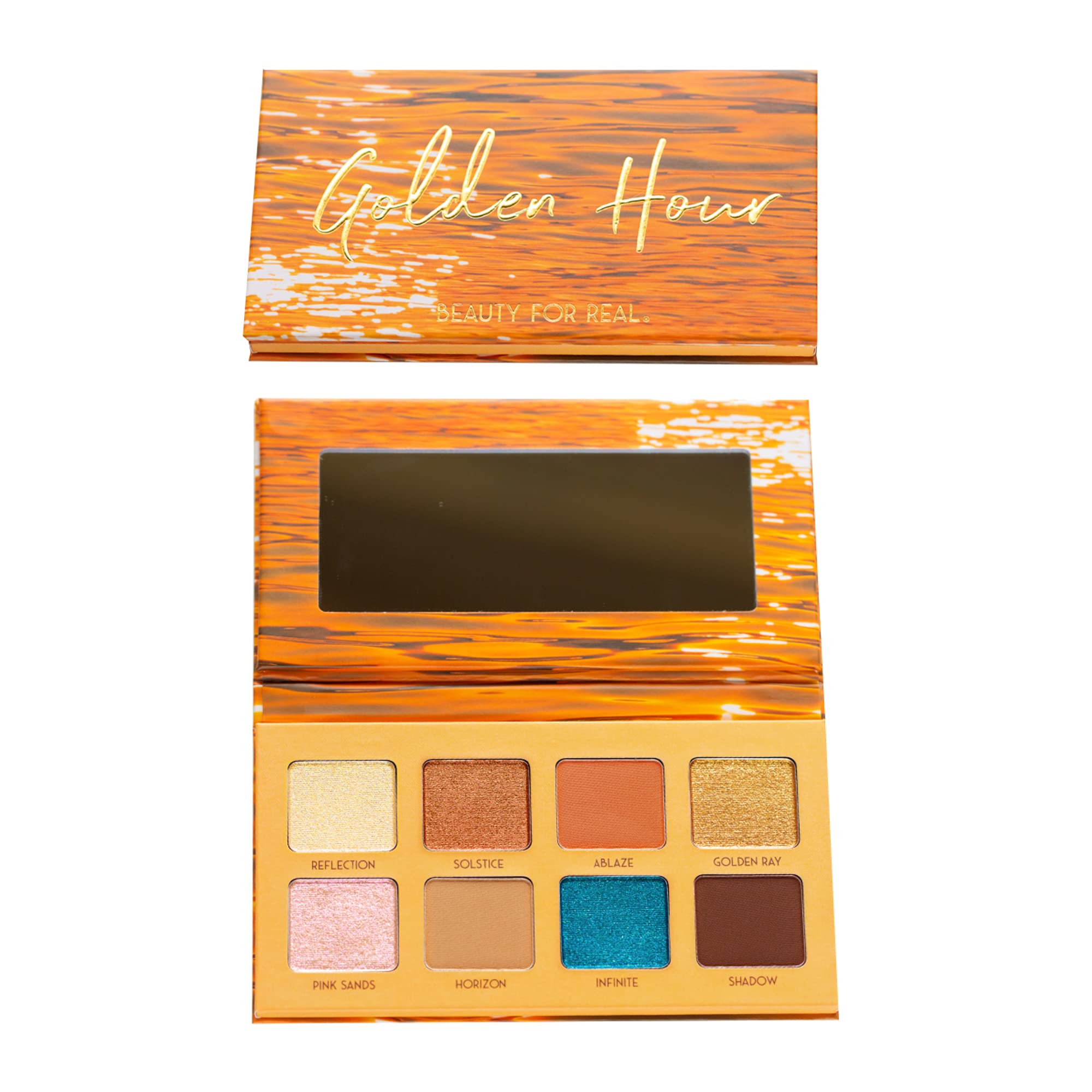 Foto 2 pulgar | Paleta De Sombras De Ojos Beauty For Real Golden Hour  8 Tonos - Venta Internacional.