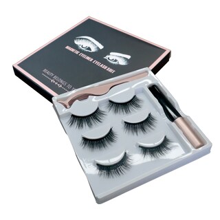 Foto 1 | Juego de 3 Pares Pestañas Aspecto Natural 3d Iliosinnova Reutilizables