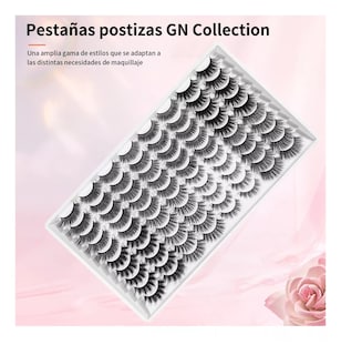 Foto 2 | 40 Pares de Pestañas Postizas 3d Belug Mixtas de Visón Natural