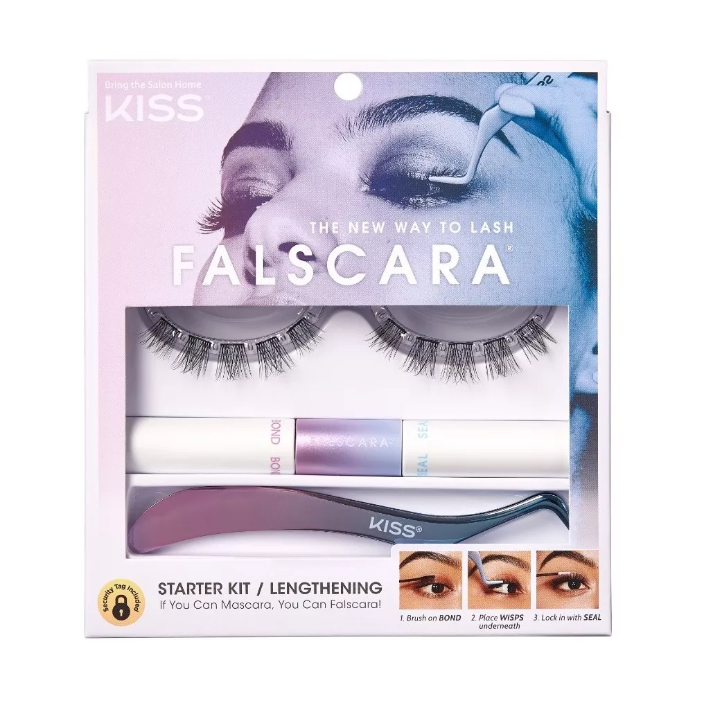 Kit de Pestañas Postizas Kiss Falscara Wisp Volumizing