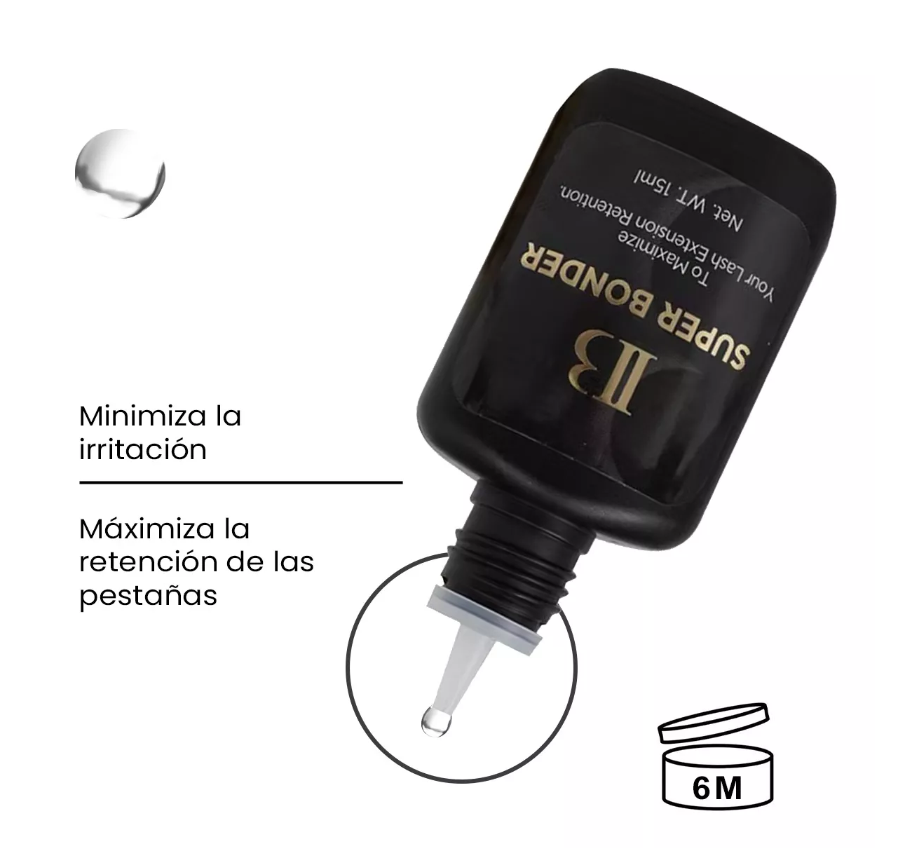 Foto 5 pulgar | Super Bonder Ib Sellador Para Extensiones De Pestañas