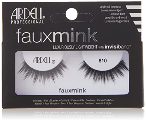 Venta Internacional - Ardell Eyelash 810, Imitación De Visón, Color Negro