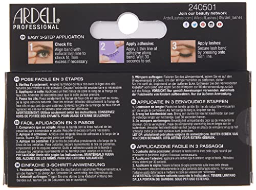 Foto 3 pulgar | Venta Internacional - Ardell Eyelash 810, Imitación De Visón, Color Negro