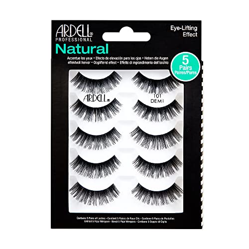 Venta Internacional - Pestañas Postizas Ardell Natural 101 Black, Paquete De 5 Par