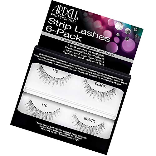 Venta Internacional - Pestañas Postizas Ardell Natural 110 Black Strip, 6 Pares, P $804