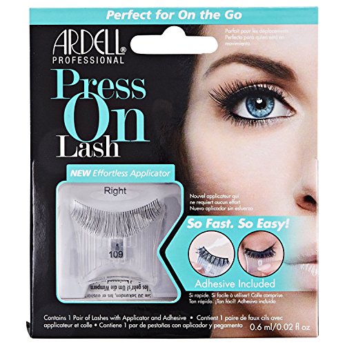 Foto 1 | Pestañas Postizas Ardell Press On 109 Negras Con Pipeta Adhesiva - Venta Internacional.