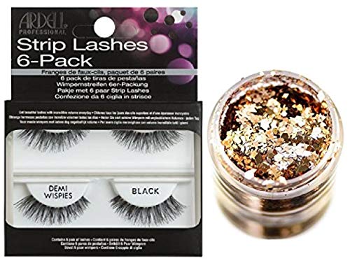 Ardell Professional Strip Lashes, Paquete De 6, Demi Wispies - Venta Internacional.