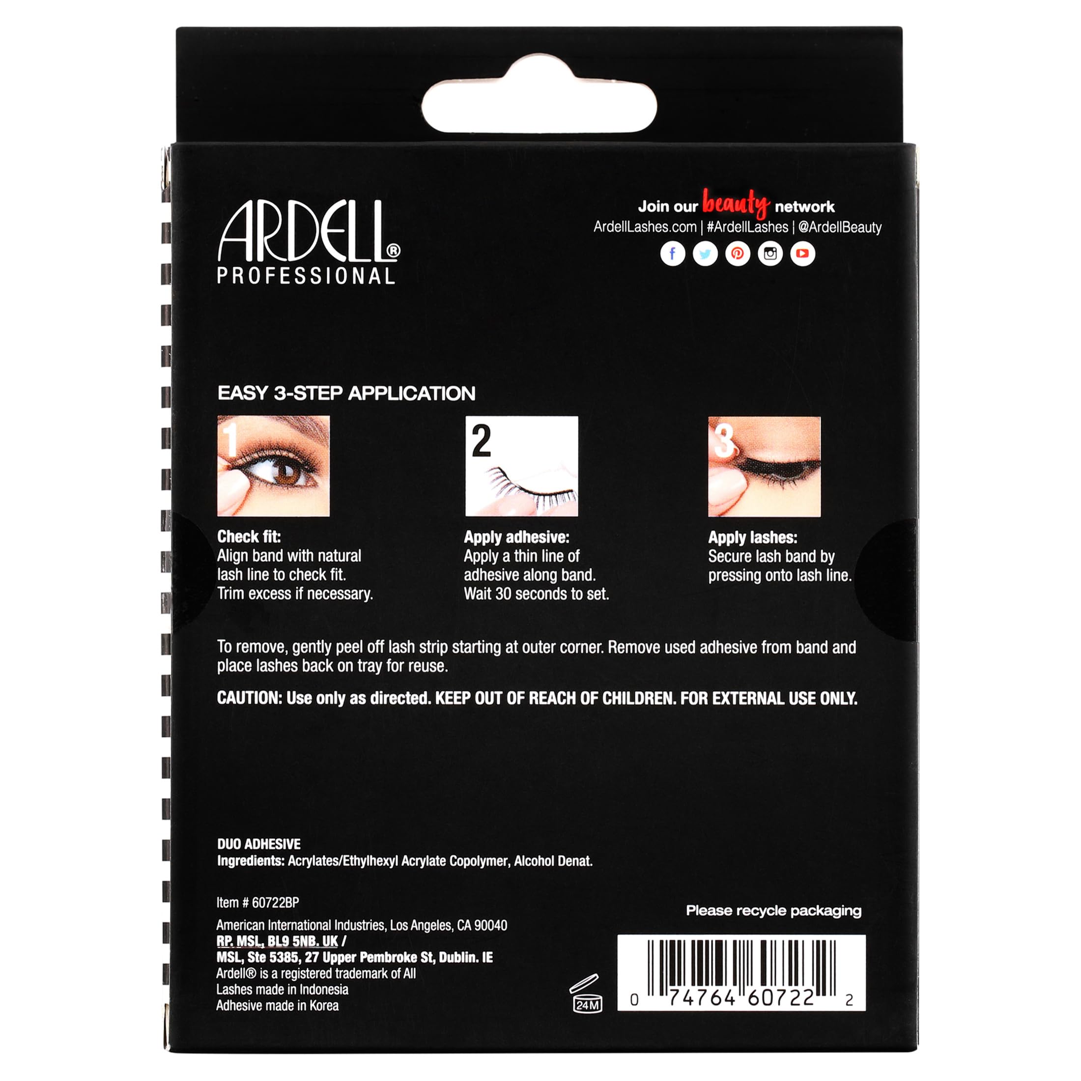 Foto 4 pulgar | Pestañas Postizas Ardell Demi Wispies Negras 6 Pares - Venta Internacional