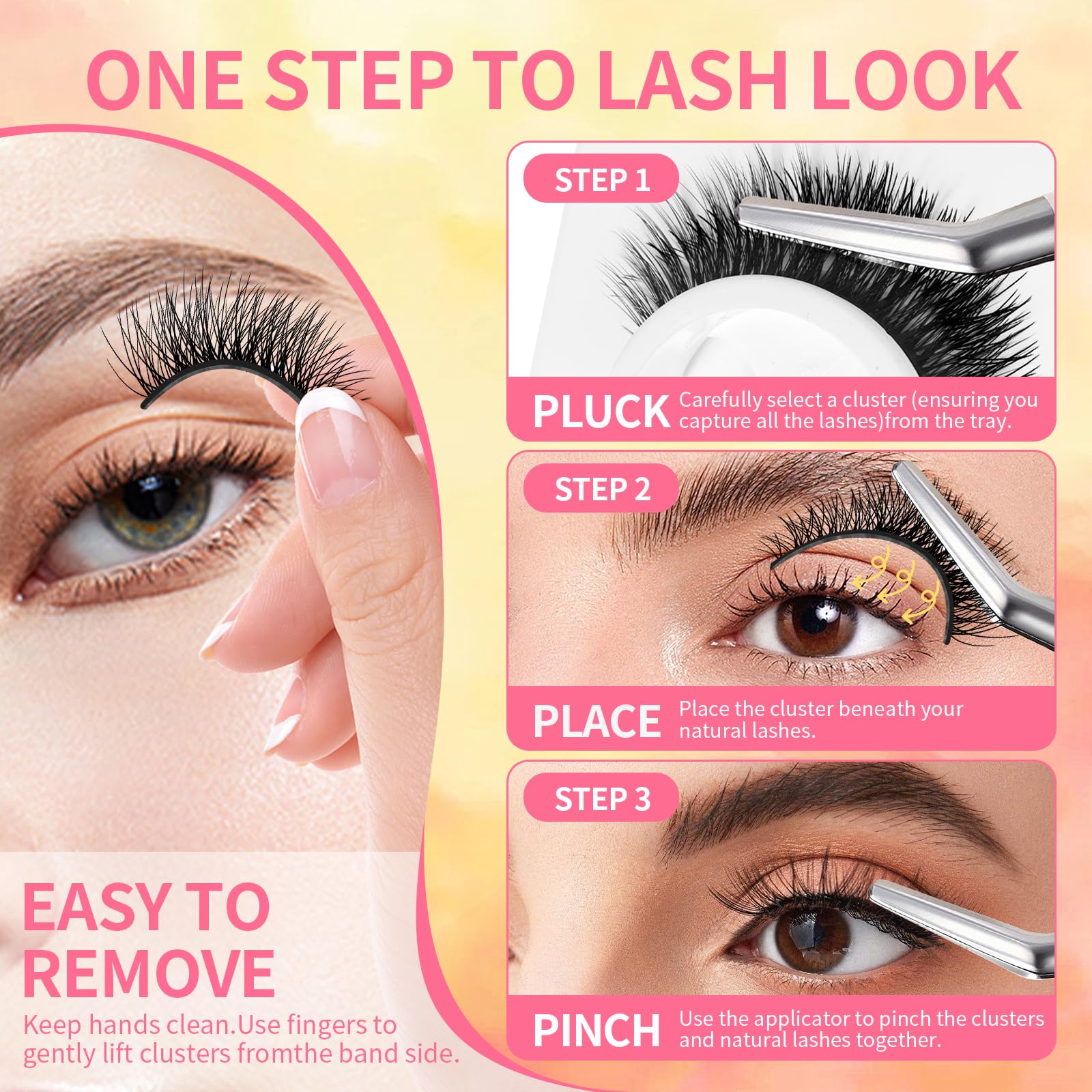 Foto 6 pulgar | Pestañas Postizas Lash Buddy Autoadhesivas Para Mujer - Venta Internacional