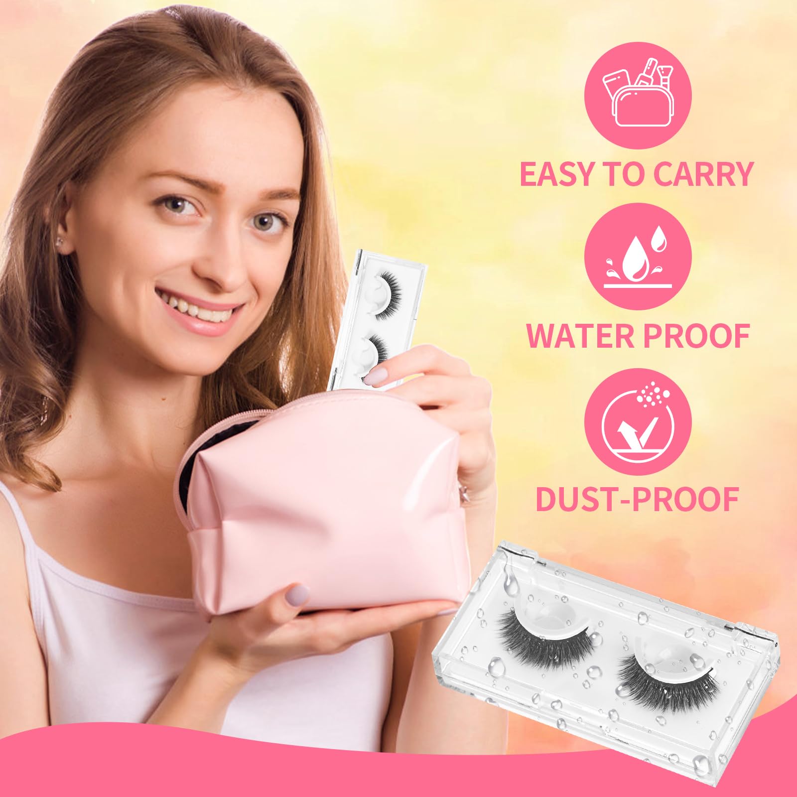 Foto 8 pulgar | Pestañas Postizas Lash Buddy Autoadhesivas Para Mujer - Venta Internacional