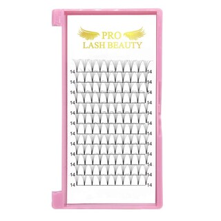 Foto 7 | Extensiones De Pestañas Con Volumen Prefabricadas Pro Lashbeauty 7d-c 0.07 14 Mm - Venta Internacional.