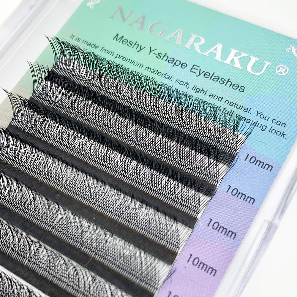 Foto 5 | Extensiones De Pestañas Nagaraku Yy, 0,07 Mm, Rizo En C, 9-13 Mm, 5 Bandejas - Venta Internacional.