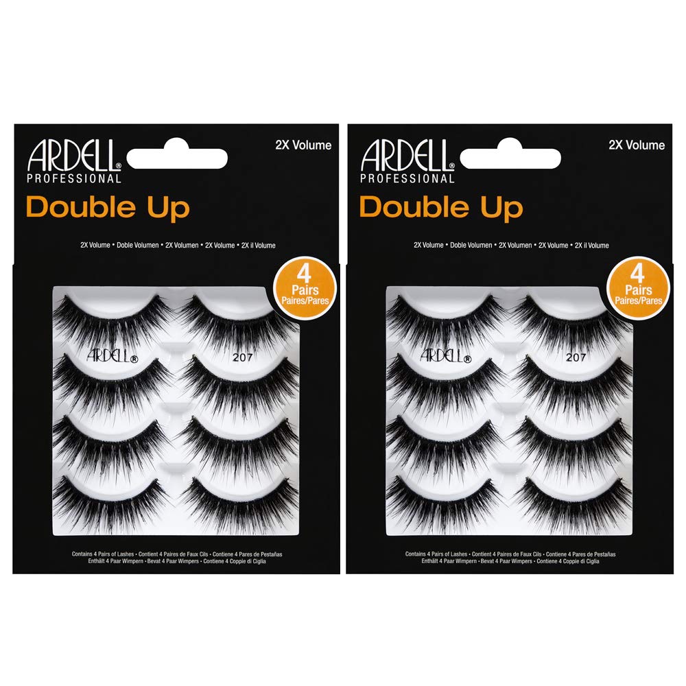 Foto 2 pulgar | Pestañas Postizas Ardell Double Up 207, 8 Pares, 4 Pares X 2 - Venta Internacional.