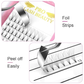 Foto 3 | Extensiones De Pestañas Con Volumen Prefabricadas Pro Lashbeauty 6d-d-0.07-15 Mm - Venta Internacional.