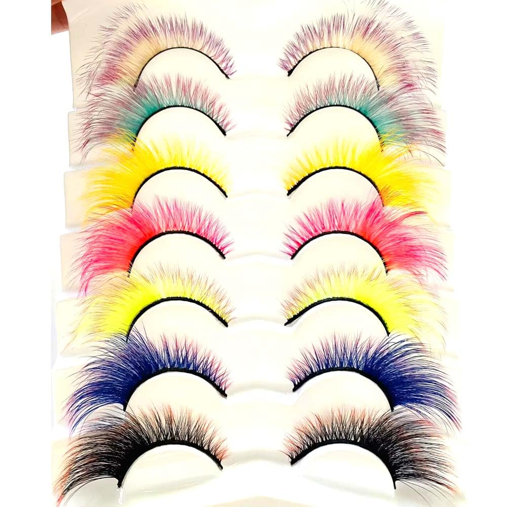 Foto 4 pulgar | Pestañas Postizas Color Sunniess Ombre Cateye, 7 Pares (7ce-00) - Venta Internacional.