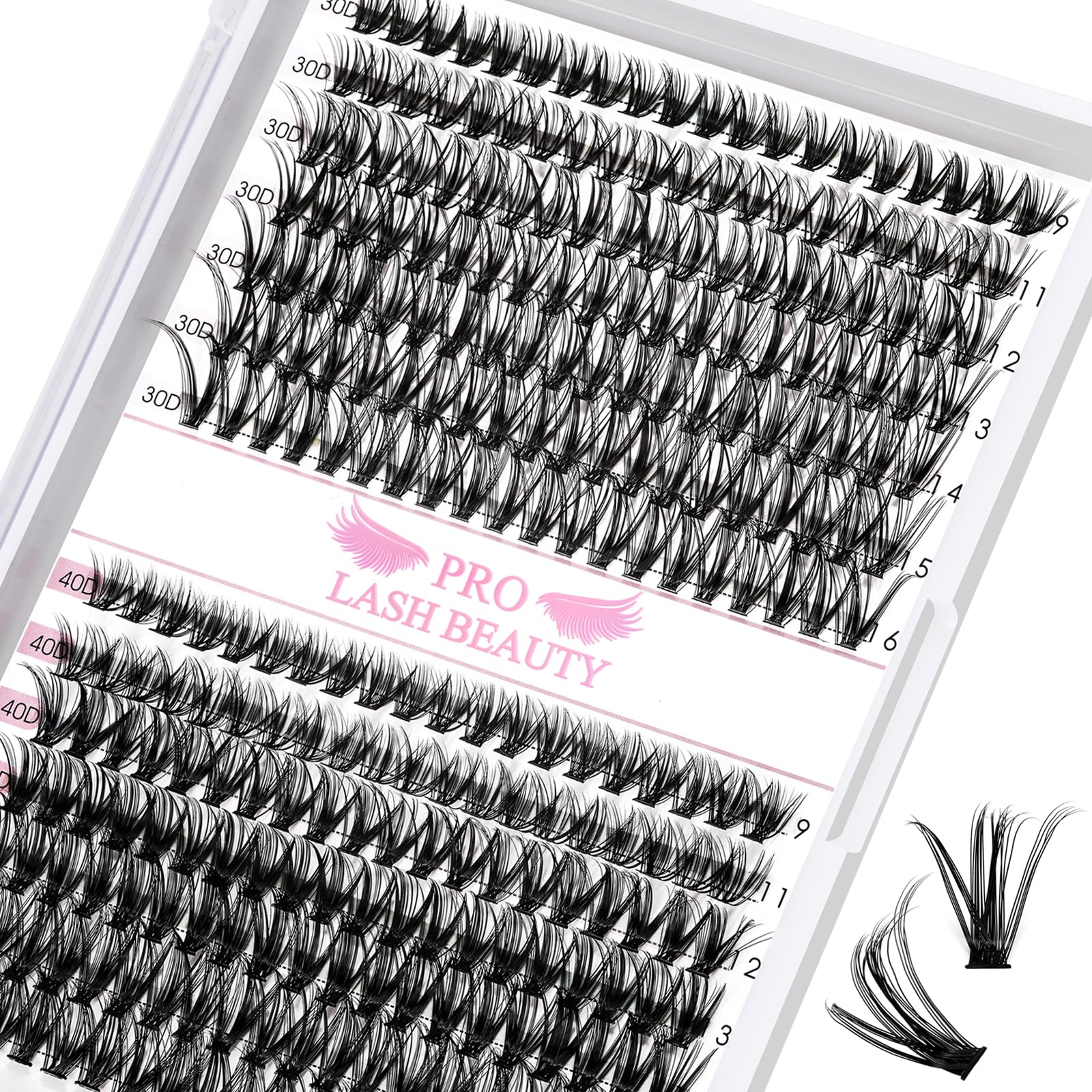 Foto 2 pulgar | Individual Lashes Pro Lashbeauty, 280 Unidades, 10 D, 20 D, C D, Rizo - Venta Internacional.