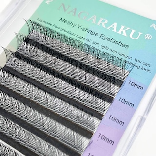 Foto 5 | Extensiones De Pestañas Nagaraku Yy, 0,07 Mm En D, Rizo De 11 A 15 Mm, Volumen 4d - Venta Internacional.