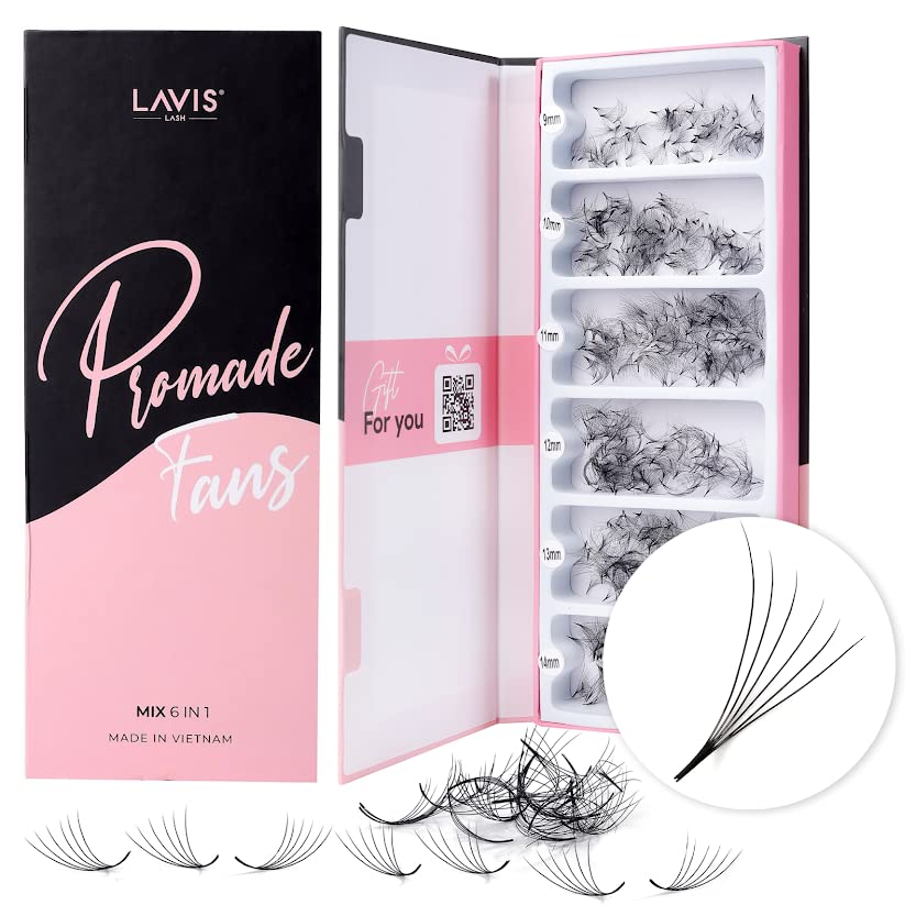 Extensiones De Pestañas Lavislash 1000 Promade Fans Volume 6d - Venta Internacional.