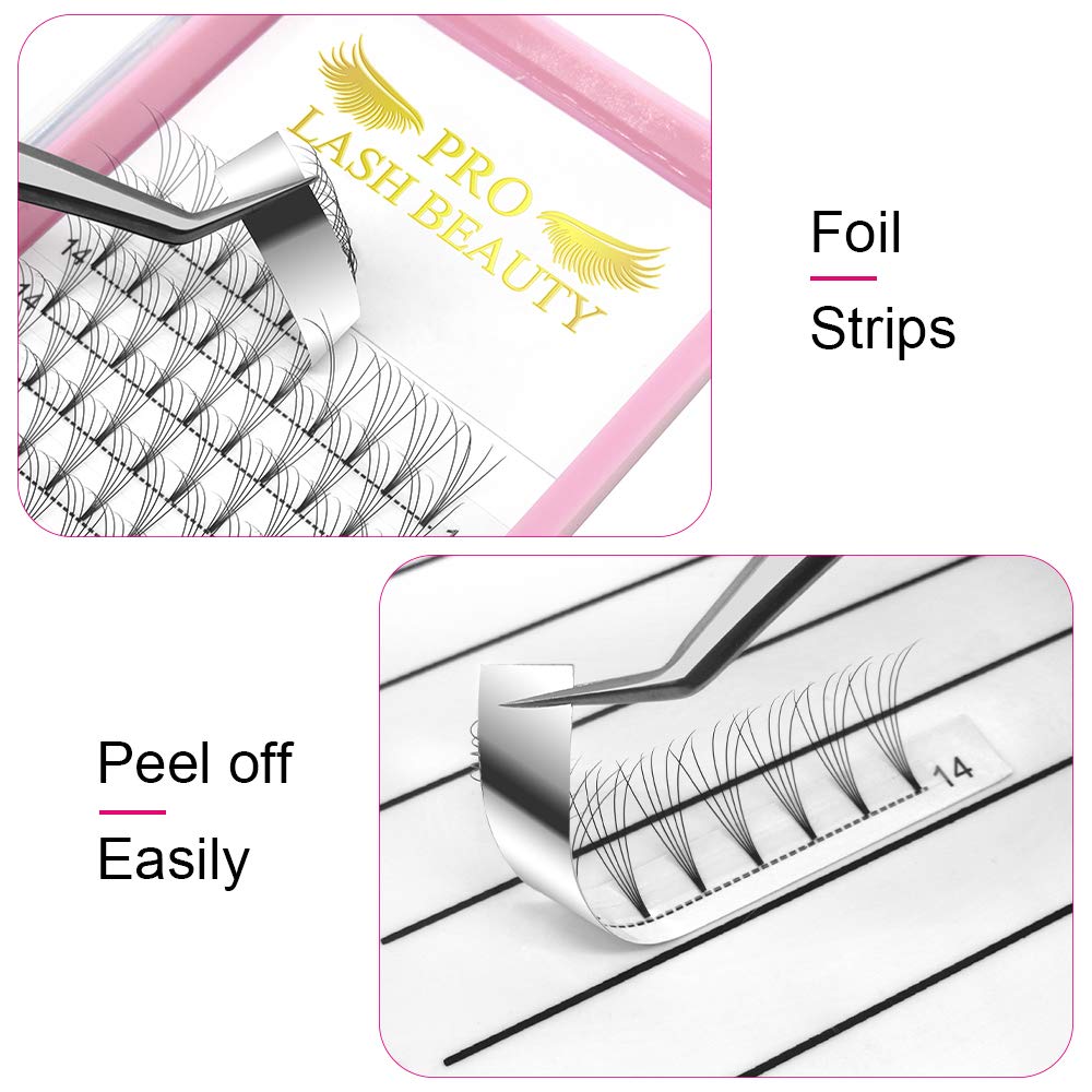 Foto 4 pulgar | Extensiones De Pestañas Con Volumen Prefabricadas Pro Lashbeauty 5d-c 0.10 16 Mm - Venta Internacional.
