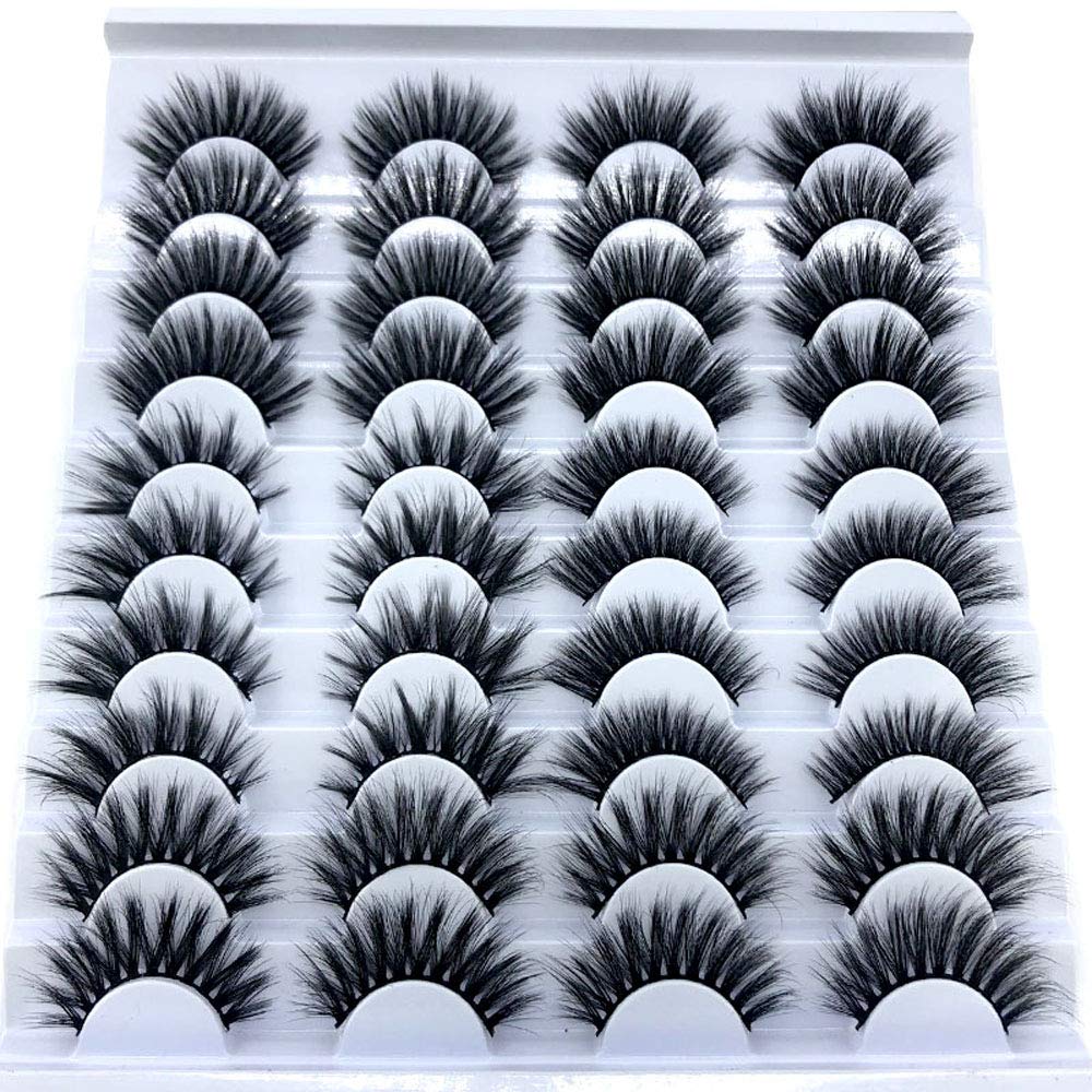 Foto 2 pulgar | Pestañas Postizas Hbzgtlad 3d Mink Lashes De Volumen Natural (20 Pares) - Venta Internacional.