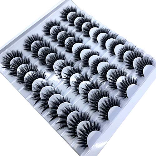 Foto 3 pulgar | Pestañas Postizas Hbzgtlad 3d Mink Lashes De Volumen Natural (20 Pares) - Venta Internacional.