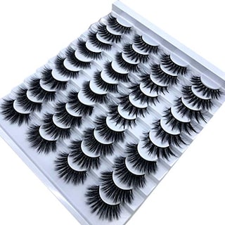 Foto 5 | Pestañas Postizas Hbzgtlad 3d Mink Lashes De Volumen Natural (20 Pares) - Venta Internacional.